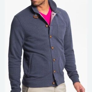 Ted Baker Men's Navy Shawl-Collar Button Cardigan